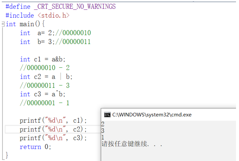 C語言操作符使用實(shí)例分析