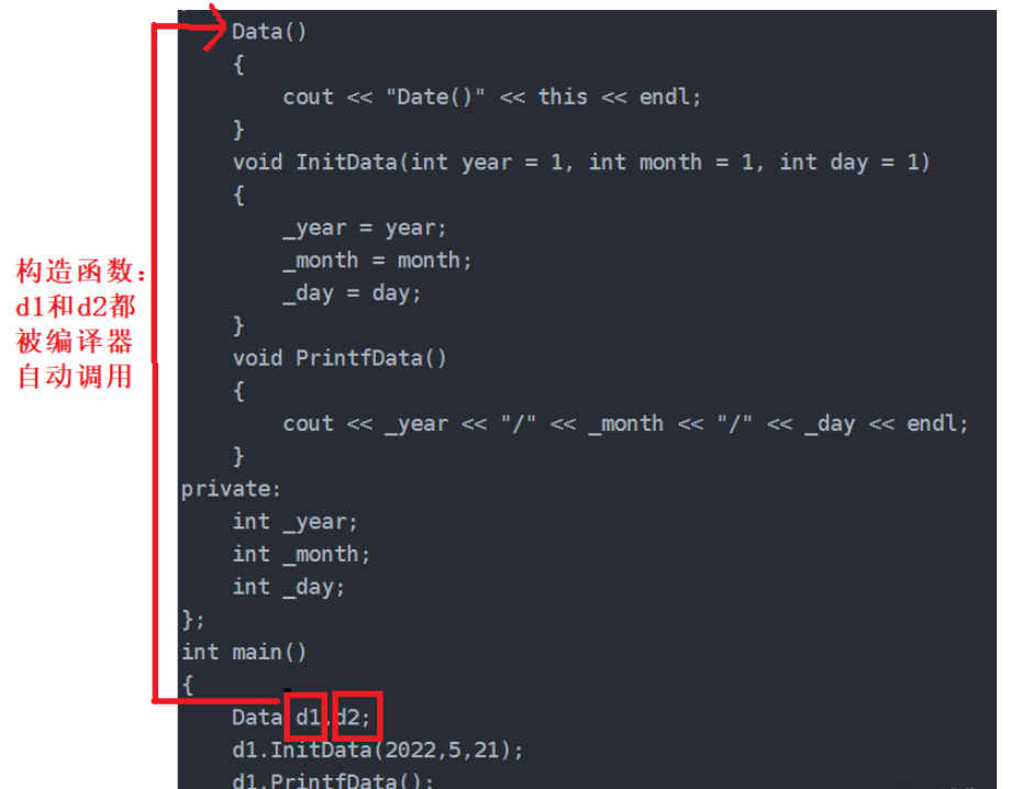 C++构造函数的特性是什么