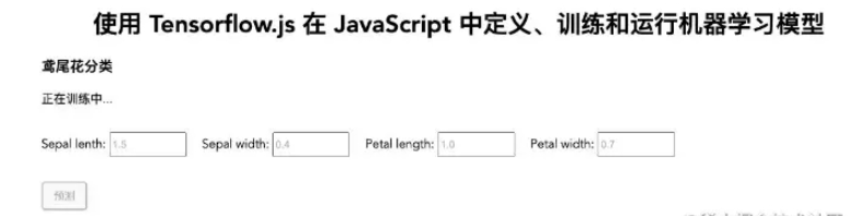 在浏览器中怎么实现训练模型