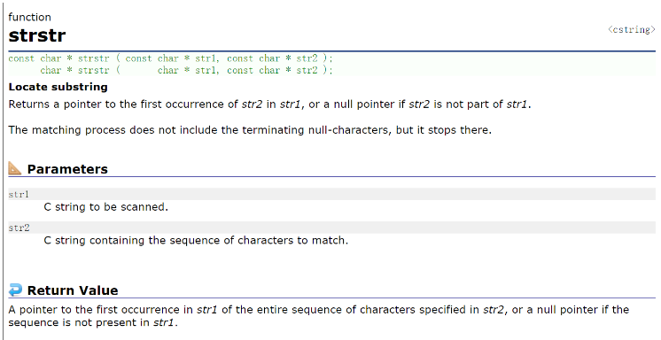 C语言模拟实现strstr函数的代码怎么写
