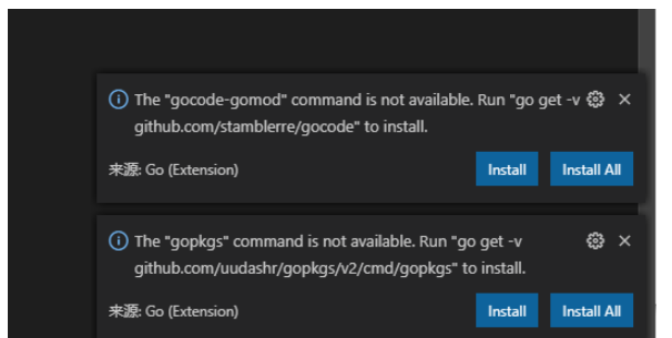 vscode安裝go插件失敗如何解決
