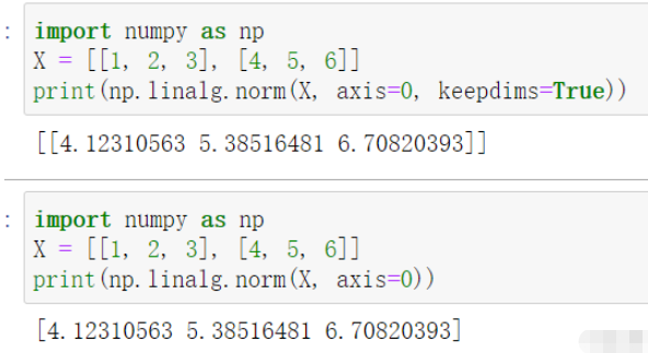 Python中np.linalg.norm()怎么使用  python 第6张