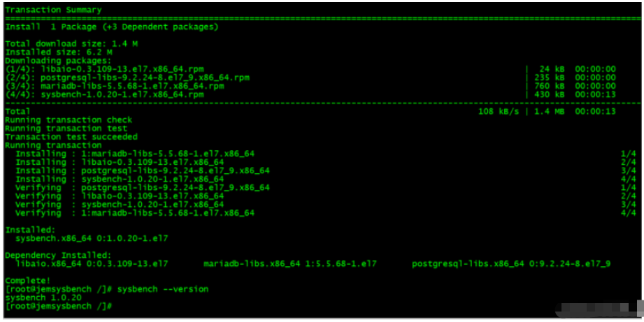 Docker如何部署及使用压测神器sysbench