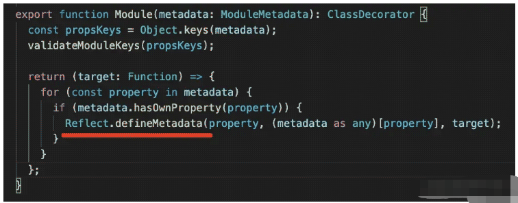 reflect metadata Nest实现原理是什么