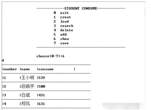 C语言如何实现学生个人消费管理系统