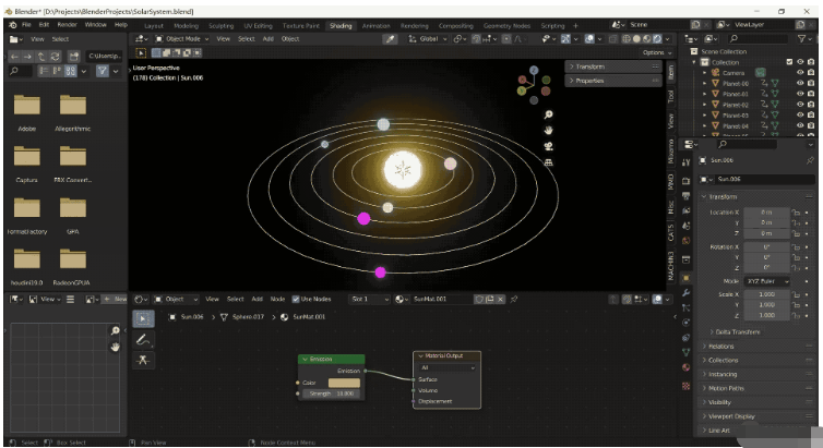 Blender Python编程如何创建发光材质