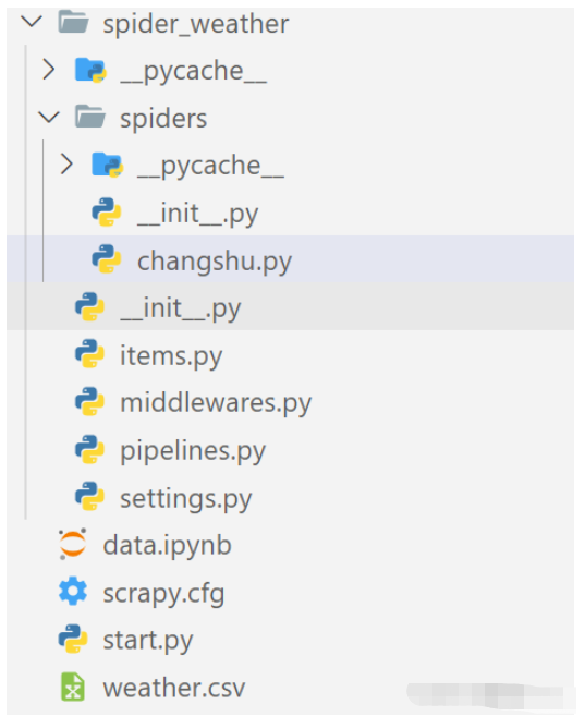 如何使用python scrapy爬取天气并导出csv文件