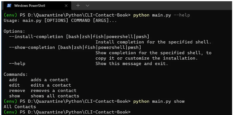 Python如何使用Rich type和TinyDB构建联系人通讯录