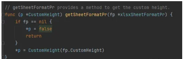 Go Excelize API中GetSheetFormatPr如何使用