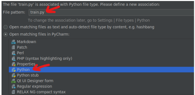 pycharm创建py文件总是为txt格式如何解决