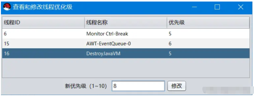 Java怎么查看和修改线程优先级