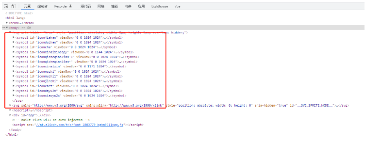 怎么在vue中使用svg?symbols