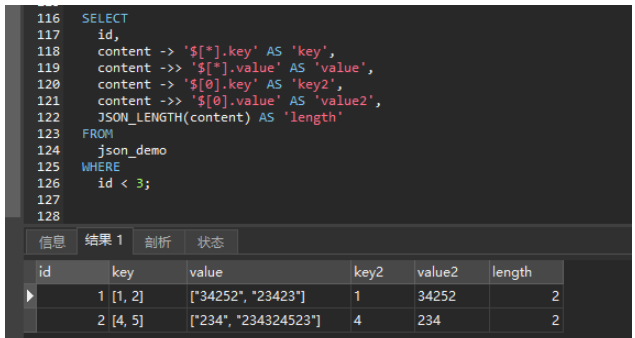 MySQL之JSON類型字段如何使用