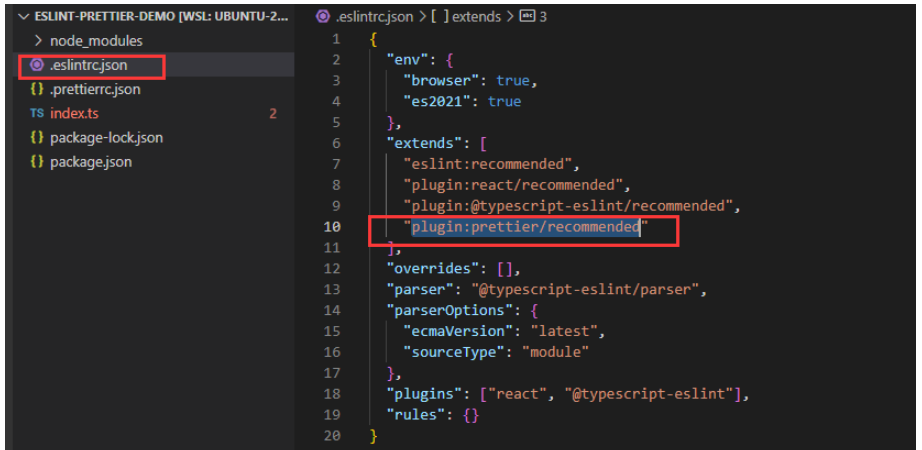 vscode使用Eslint+Prettier格式化代码怎么写
