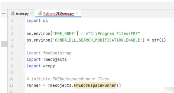 在PyCharm中怎么使用FMEObjects