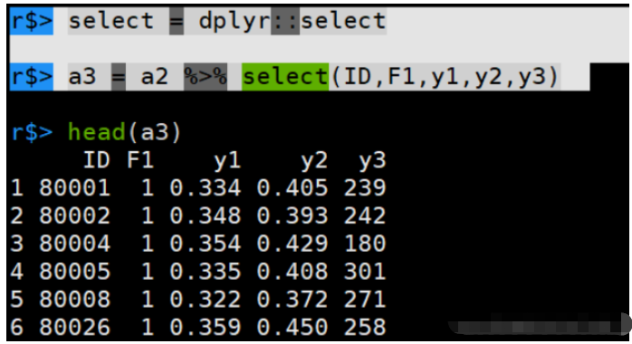 R语言列筛选的方法select怎么使用
