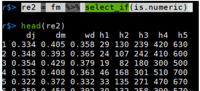 R语言列筛选的方法select怎么使用