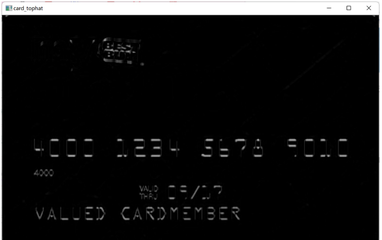 怎么用Python+OpenCV实现信用卡数字识别