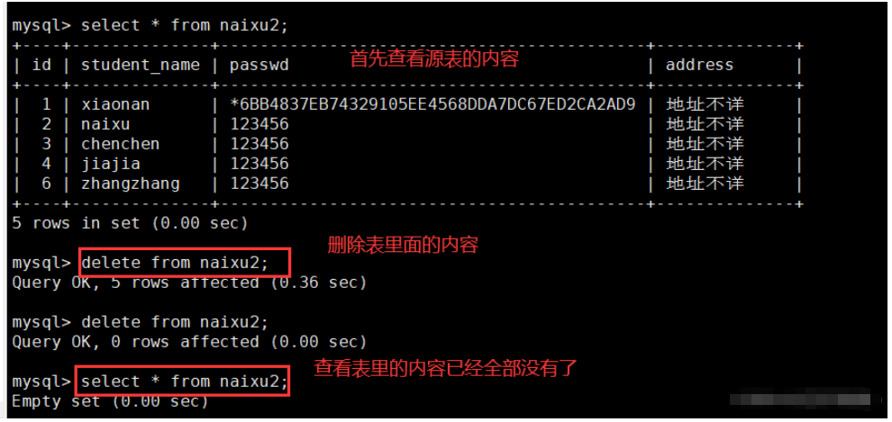 MySQL数据库SQL语句高级操作实例代码分析