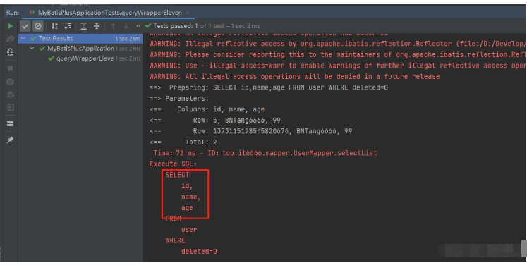 MyBatisPlus QueryWrapper多條件查詢及修改方法是什么