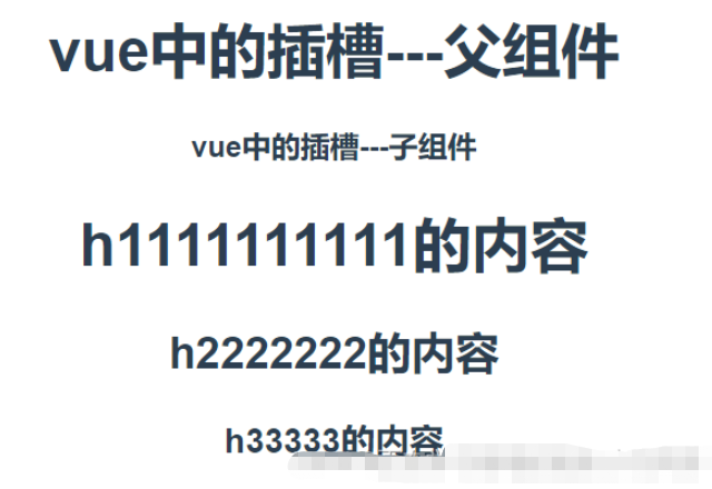 Vue中slot插槽作用与原理是什么  vue 第3张