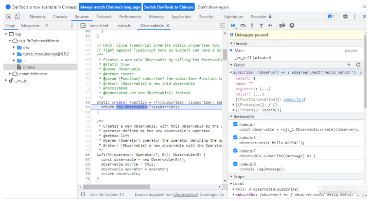 JavaScript中rxjs与Observable操作符怎么使用