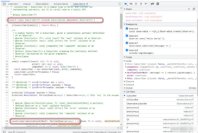 JavaScript中rxjs与Observable操作符怎么使用