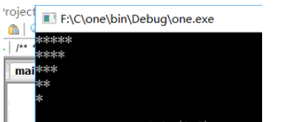 C语言怎么循环打印星号图形