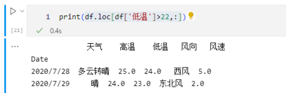 Pandas数据查询方法df.loc()怎么使用