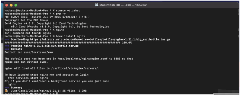 mac怎么用brew安装nginx服务器  nginx 第1张