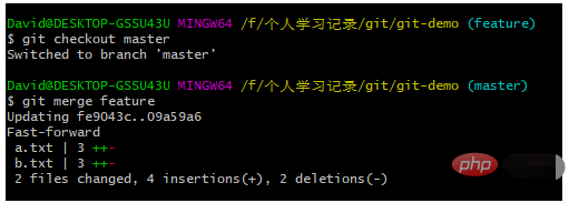 git如何合并分支代碼