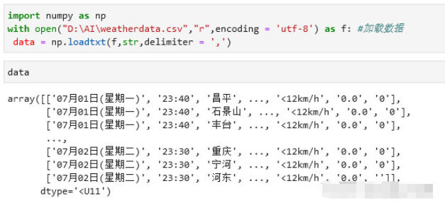 Jupyter Notebook读取csv文件出现问题如何解决