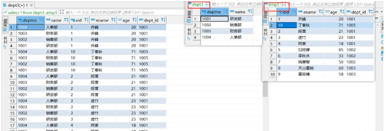 MySQL中的多表聯(lián)合查詢功能怎么使用