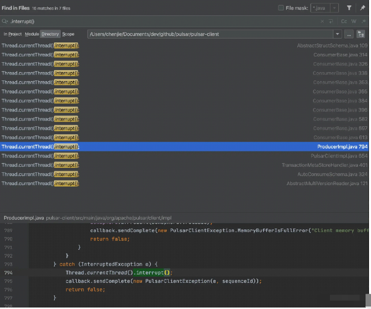 java中Pulsar InterruptedException异常怎么解决  java 第5张