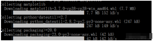 Python怎么使用pip安装matplotlib模块