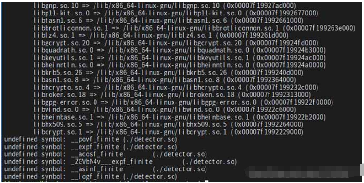 python使用ctypes调用第三方库时出现undefined symbol错误怎么解决