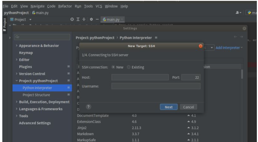 pycharm2022.2远程连接服务器调试的方法是什么