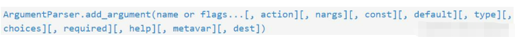 python的argparse模块如何使用