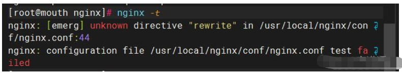 nginx使用rewrite报错如何解决