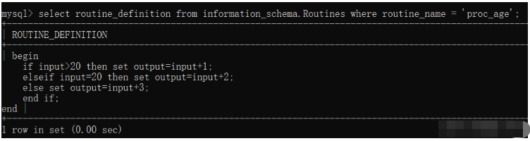 MySQL存储过程的查看与删除方法是什么