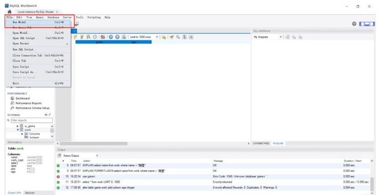 MySQL Workbench操作方法是什么