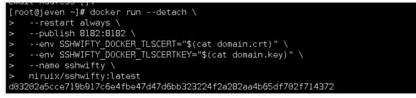 怎么使用Docker部署webssh工具sshwifty