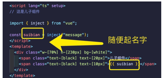 Vue3中的provide、inject怎么使用