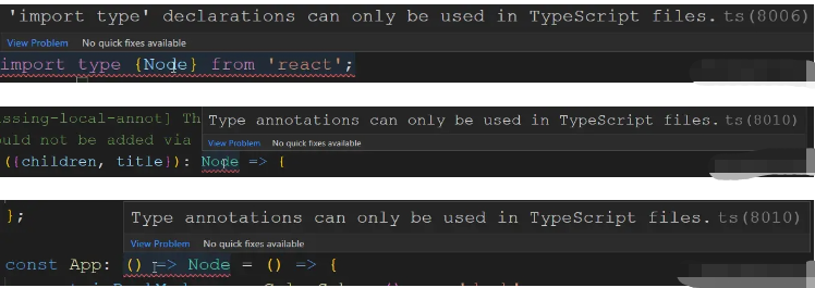 新建的ReactNative就遇到vscode报警如何解除