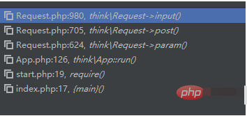 thinkphp5.0.x命令是怎么执行filter的