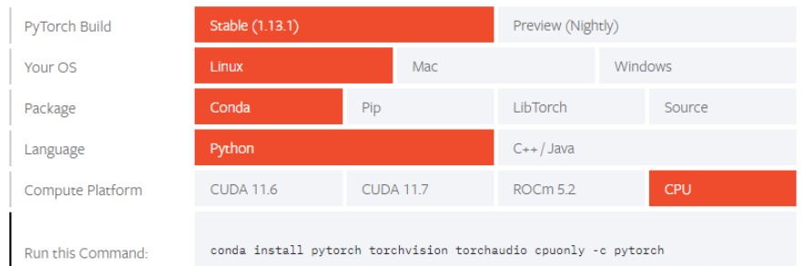 Linux下PyTorch安装的方法是什么  linux 第1张