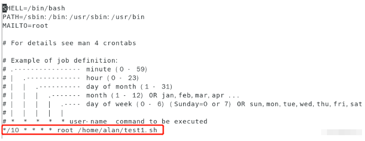 Linux之crontab定時(shí)執(zhí)行腳本怎么寫