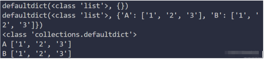 python中的defaultdict默認(rèn)值怎么應(yīng)用