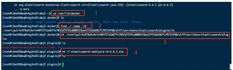 docker中怎么進(jìn)入容器所在目錄刪除文件