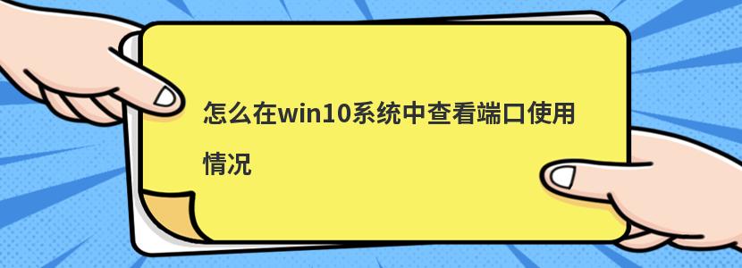 怎么在win10系统中查看端口使用情况